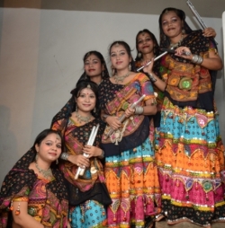 Dandiya Group-( Kusum, Komal, Deboshri Rani, Nisha Ghosh, Sujata Rai, Ankita, Priyanka and Anjana Mandal)